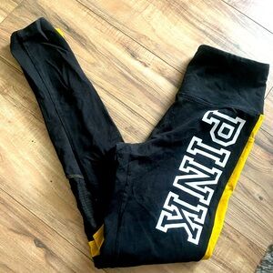 PINK Leggings 🖤💛